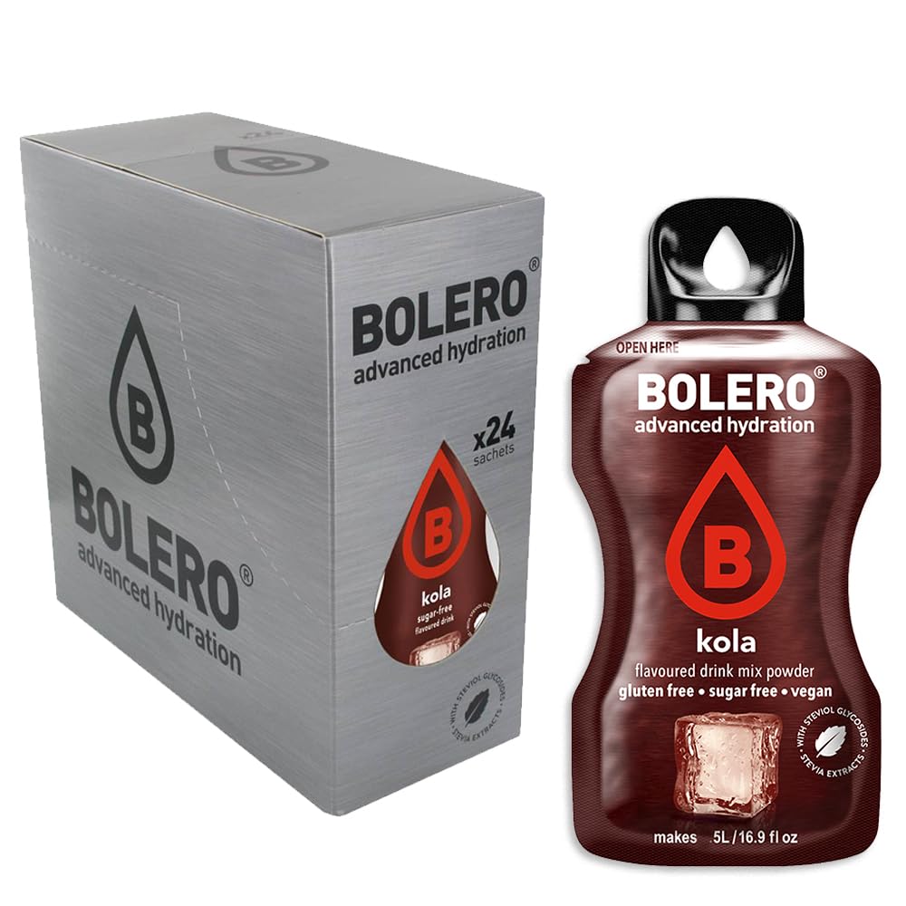 24 x Bebida Bolero COLA Hidratante Sin Azucar (24x9 grs) + 30 Pepitas Saludables para una vida más sana by Cia&Co — view 3