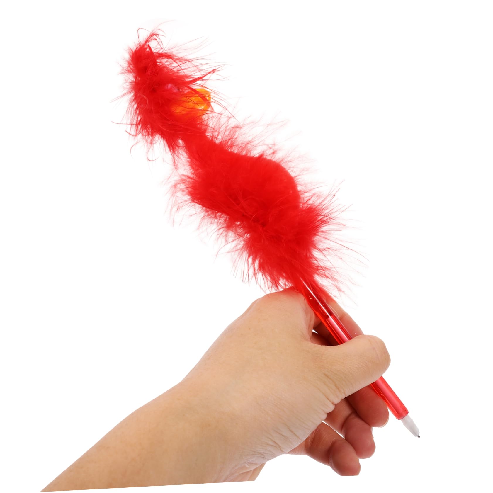 TEHAUX 12pezzi Penna Sfera Forma Di Struzzo Da Penne Colorate Per Scuola e Ufficio Design Creativo e Divertente Scrittura e Confortevole