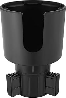 Adjustable Offset Base Car Cup Holder,Vagocom Automotive Cup Station Insert Expander Adapter Compatible with Yeti,Nalgene,Camelbak,Hydro Flask, Large 32/40 oz. Bottles & Mugs & Big Drinks(Black)