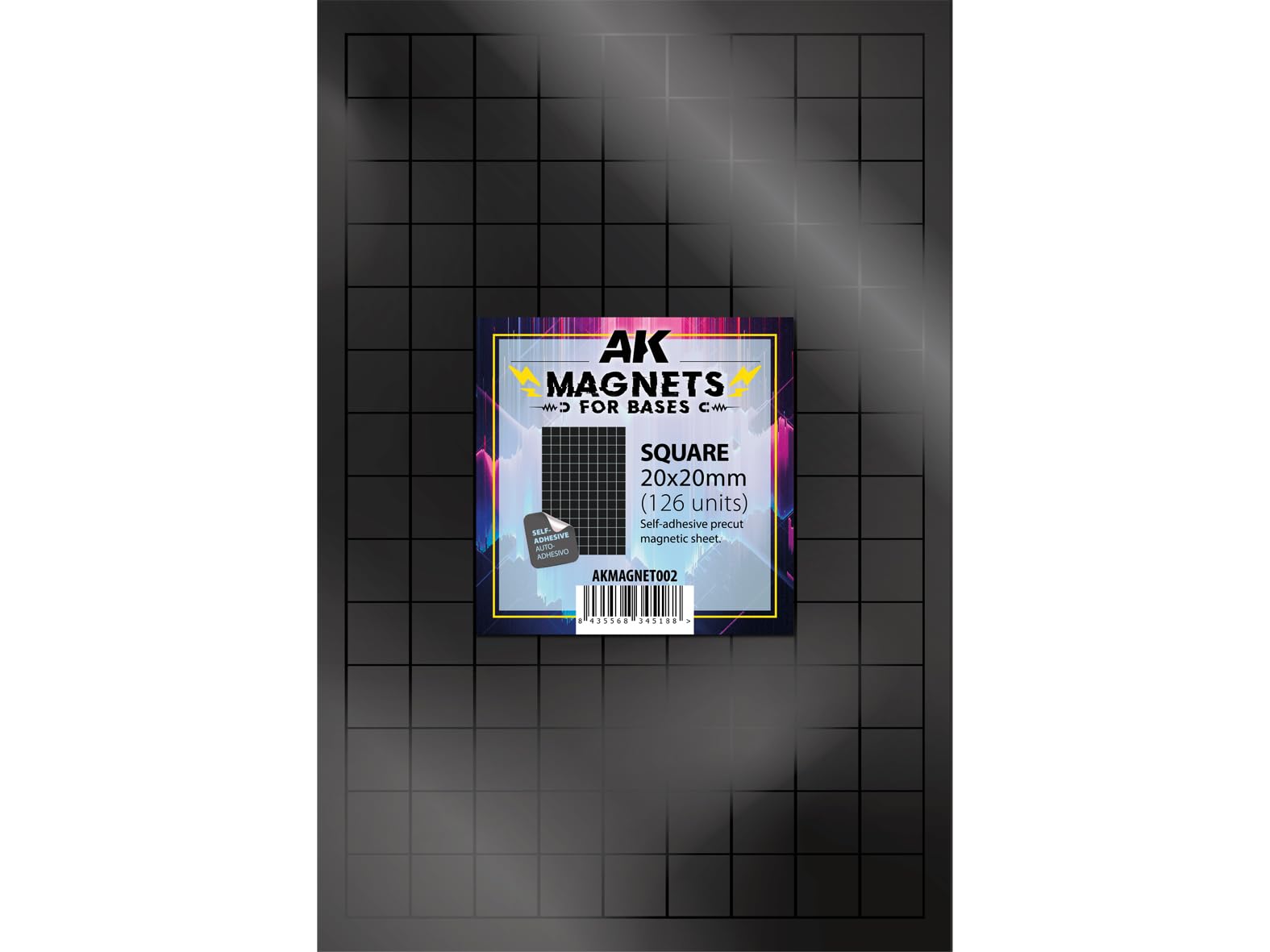 Ak Interactive Ak Magnets For Bases Akmagnet002 Square 20X20 (126Pcs)
