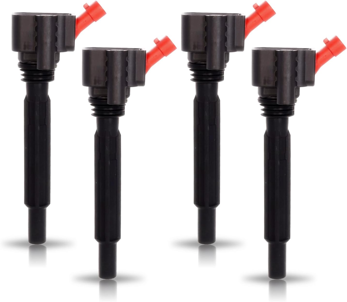 ENA Set of 4 Ignition Coil Pack Compatible with Fiat Jeep 500 500X 500L Renegade 2005 2006 2007 2008 2009 2010 2011 2012 2013 2014 2015 2016 2017 2018 2019 2020 V4 1.4L Replacement for UF755 55250468