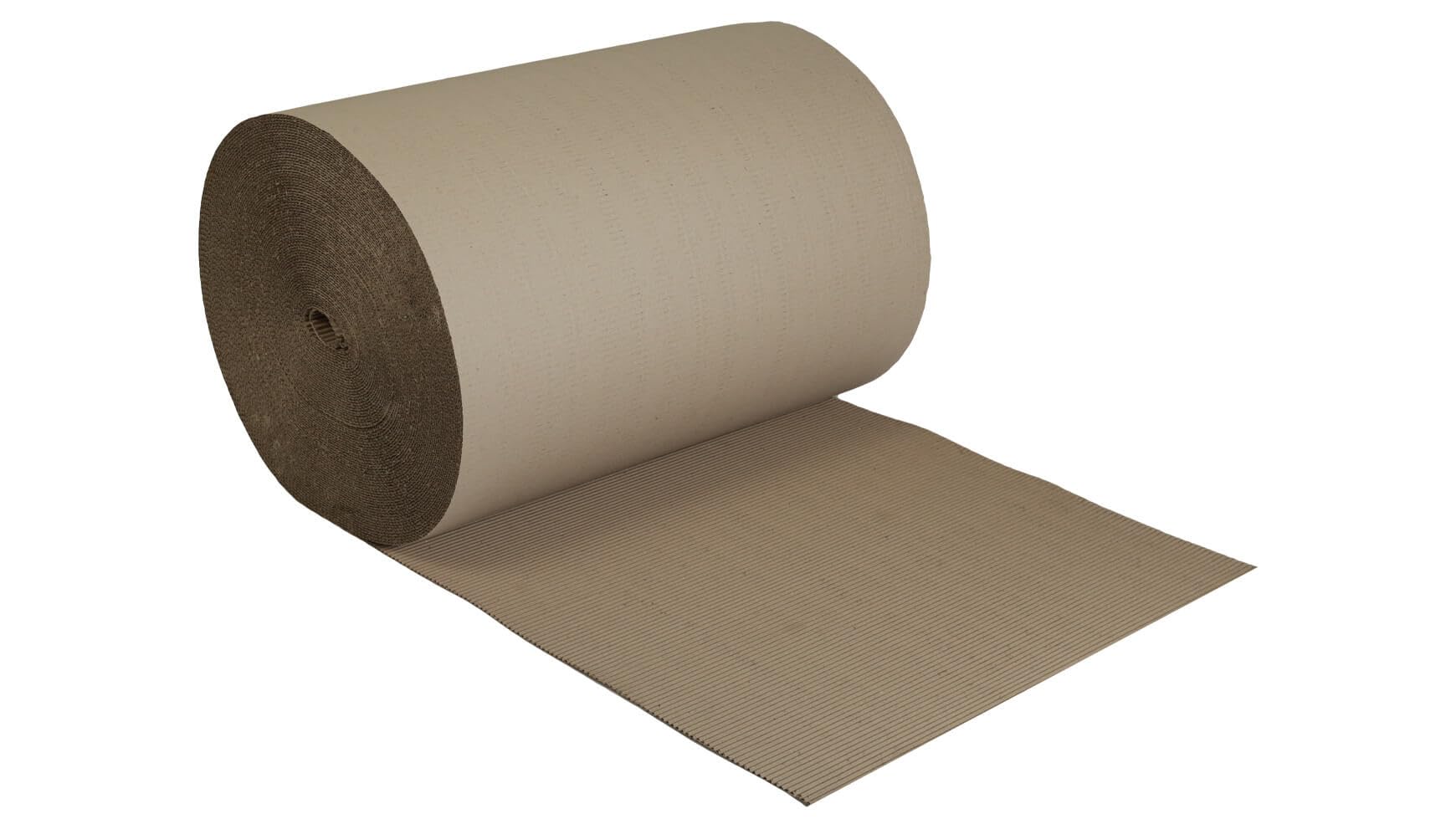 packster 4x Rollenwellpappe Wellpapprolle 80cm 70lfm Braun C-Welle Wellpappe Verpackungsmaterial für sicheren Versand & Lagerung