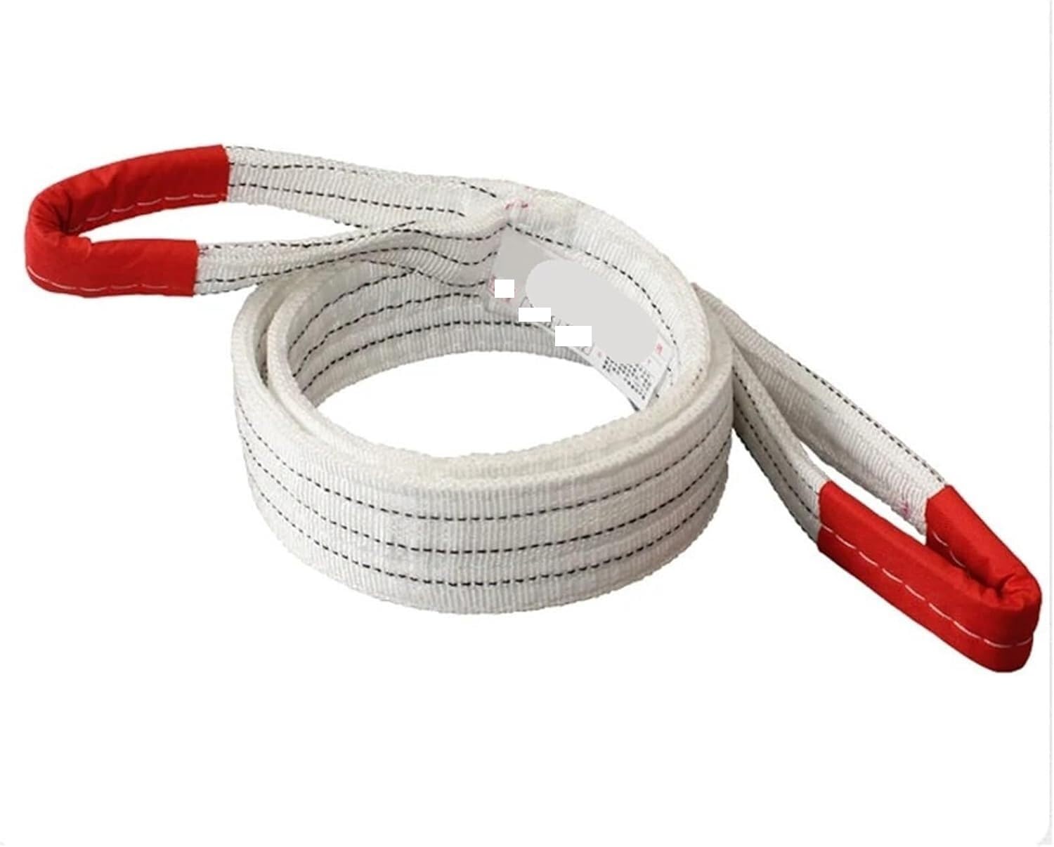 Ein schwerer Gurt Hebeband 4-lagig geflochtenes Polyester-Gurtband 1-2T 1-8m(1 Tonnenlänge 2m)
