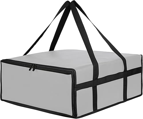 Miniatura 6 de musbus Bolsas aisladas para pizza grandes para entregas, bolsa de entrega con aislamiento para pizza de 20 x 20 pulgadas, Negro -, Bolsa de