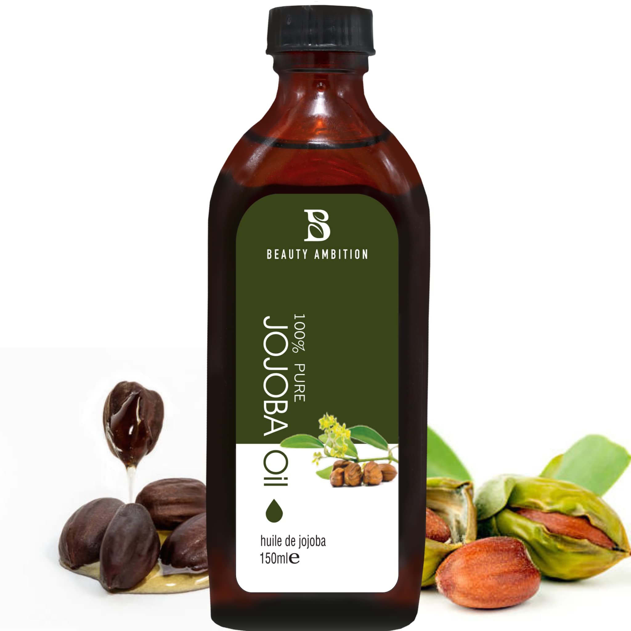 BEAUTY AMBITIONEssential Oils for Hair and Skin Care - 150 Ml (Jojoba Oil)