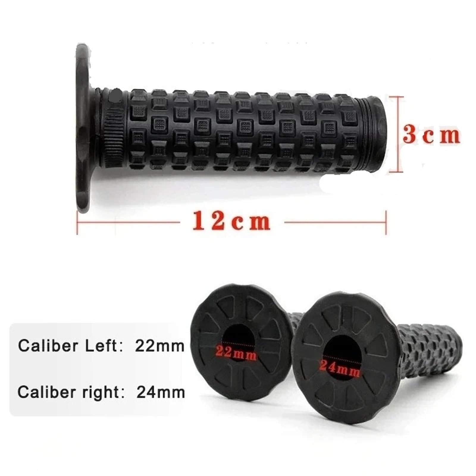 Moto Fundas manillar Puños Manillar Motocicleta 22 Mm Para Puños 7/8" Para Motos Cross
