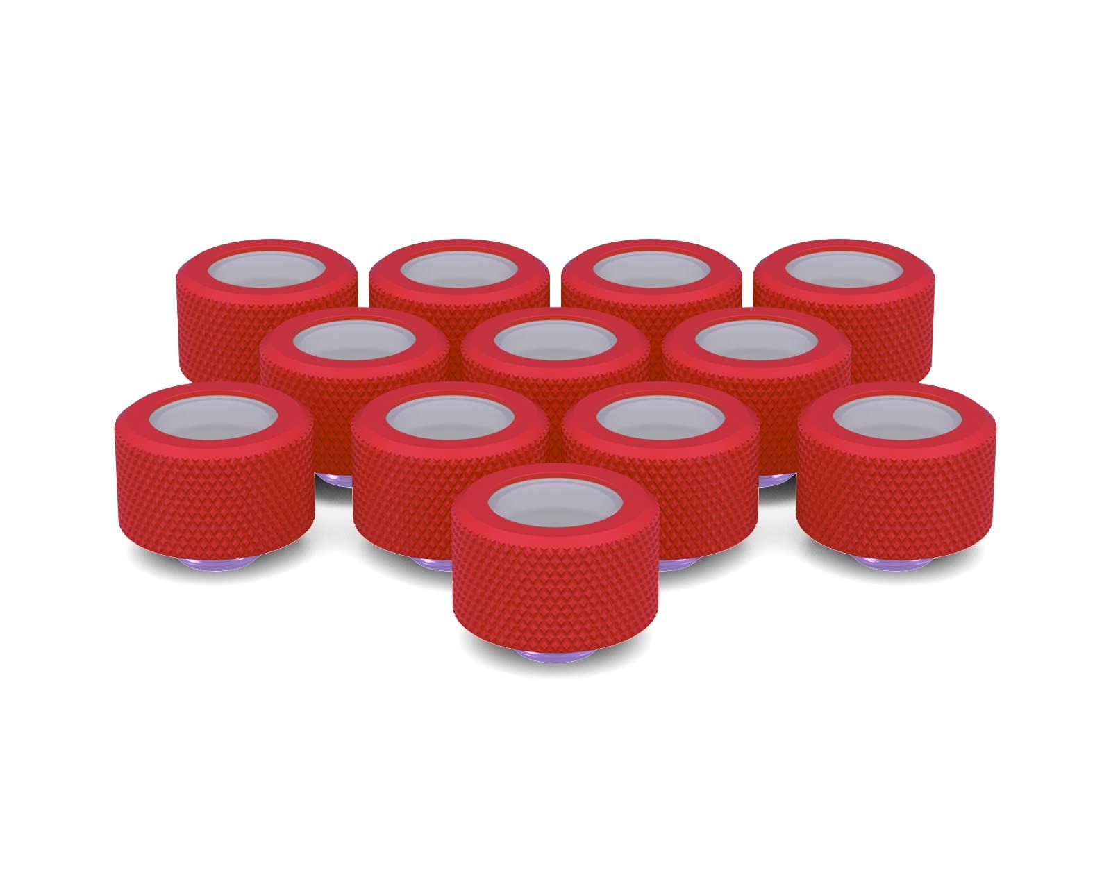 Tubos rígidos PrimoChill 16mm de alta resistencia con efecto UV Red activo