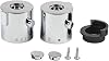 Temperature Control Knob Set,Thermostatic Shower Mixer Valve Set,Thermostatic Bath Shower Mixer Tap Parts - Chrome Plated Knob Handle for Shower Mixer, Durable & Easy to Install