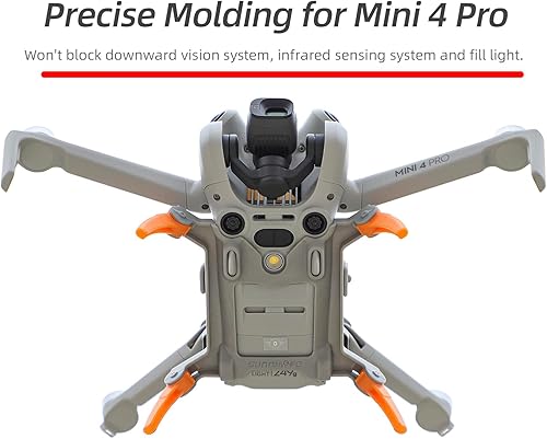 Miniatura 5 de Mavic Mini4 Pro - Kit de pierna de tren de aterrizaje plegable para DJI Mini 4 Pro RC Cámara Drone Accesorios Extensor de Altura Extensiones