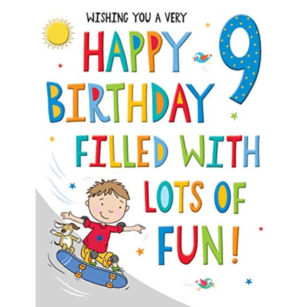 Juvenile Birthday Card Age 10 M - 8 X 6 Inches - Regal Publishing