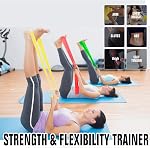 Resistance Bands Elastic Exercise Bands 3 Pack Physical Therapy Tension Band Recovery Band Workout Strength Training Bands for Women, Yoga, Arms,Upper Body and Shoulders
