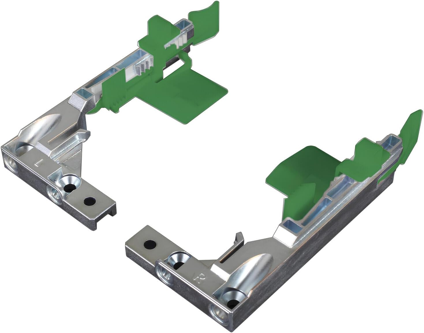 Brixwell QIJR-002 Narrow Front Locking Device for Grass Dynapro Slides F134100700233 Left Hand, 200 pcs/box, Zinc Plated Steel