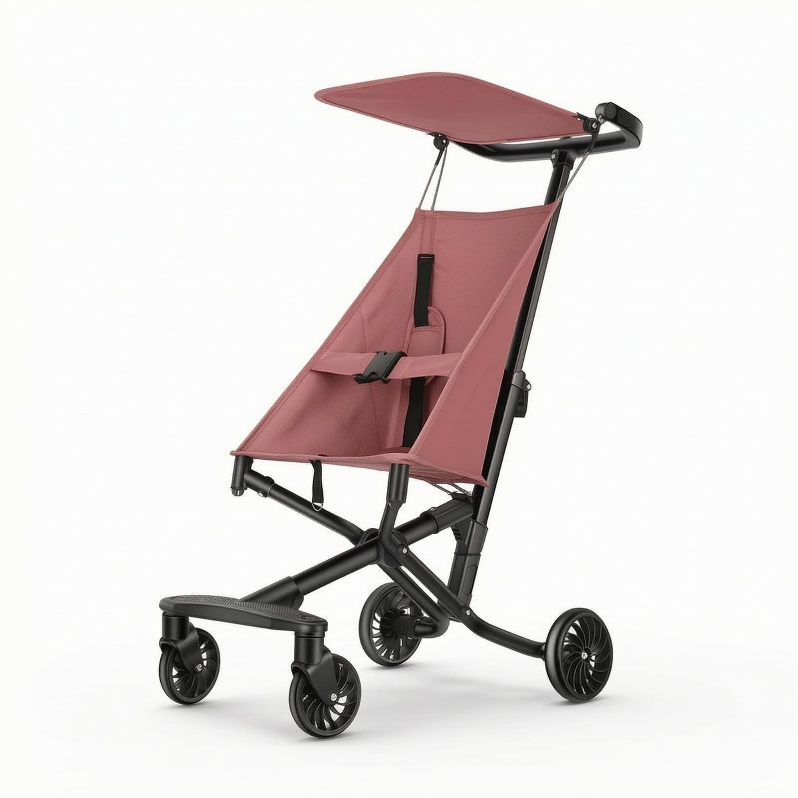 Silla Ligera Compacto Cochecito Plegable Maniobrable Silla con Capota para,