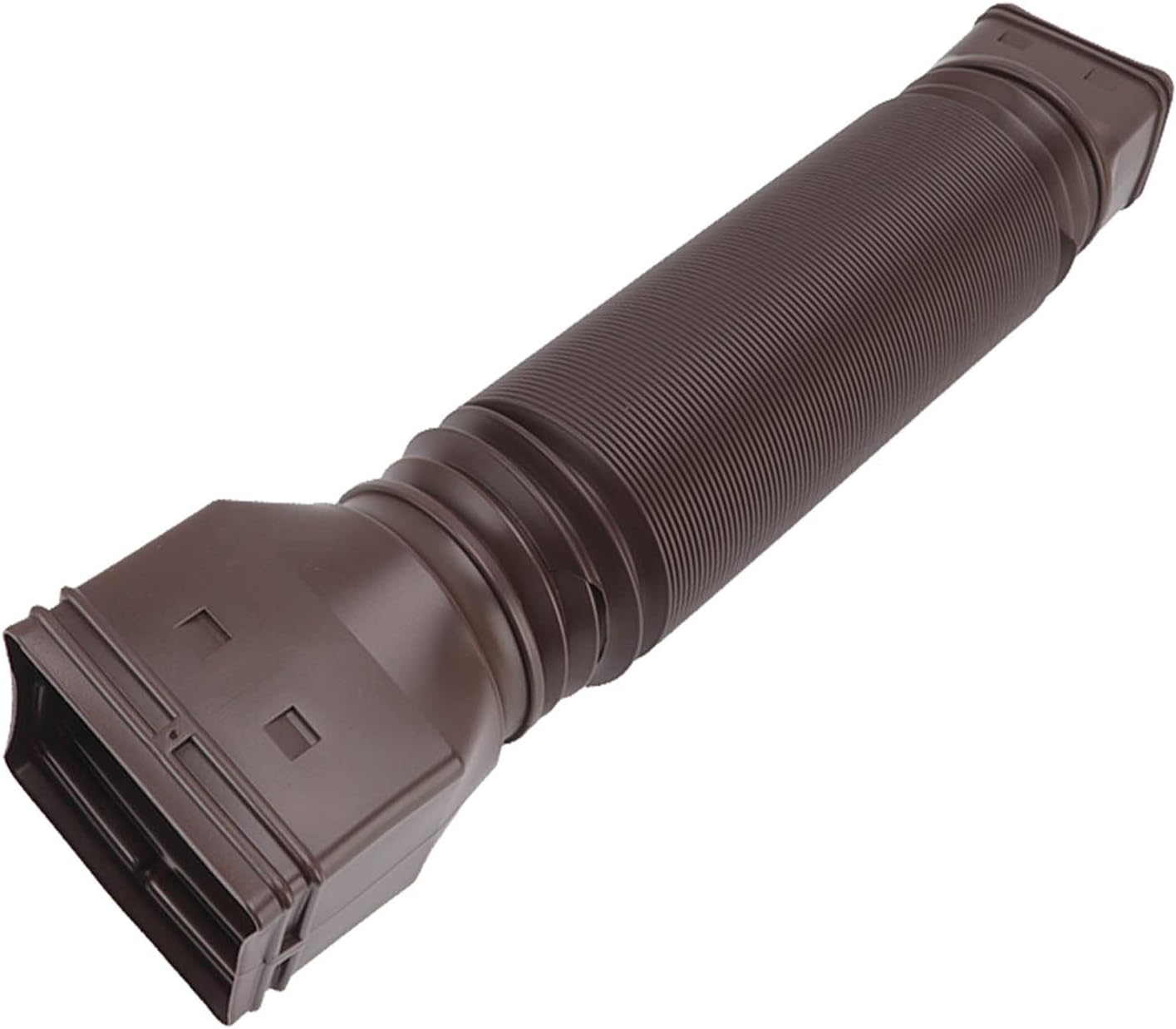 Gutter Downspout Extensions, Rain Gutter Downspout Extensions Flexible, Drain Downspout Extender,Extendable From 20 To 59 Inches.(brown)