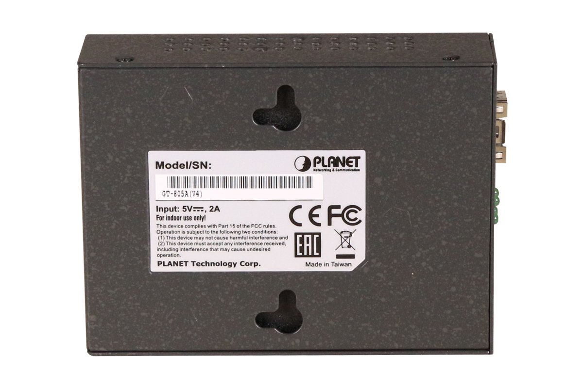 EXC Convertitore multimediale di rete Gigabit 411805 - Nero