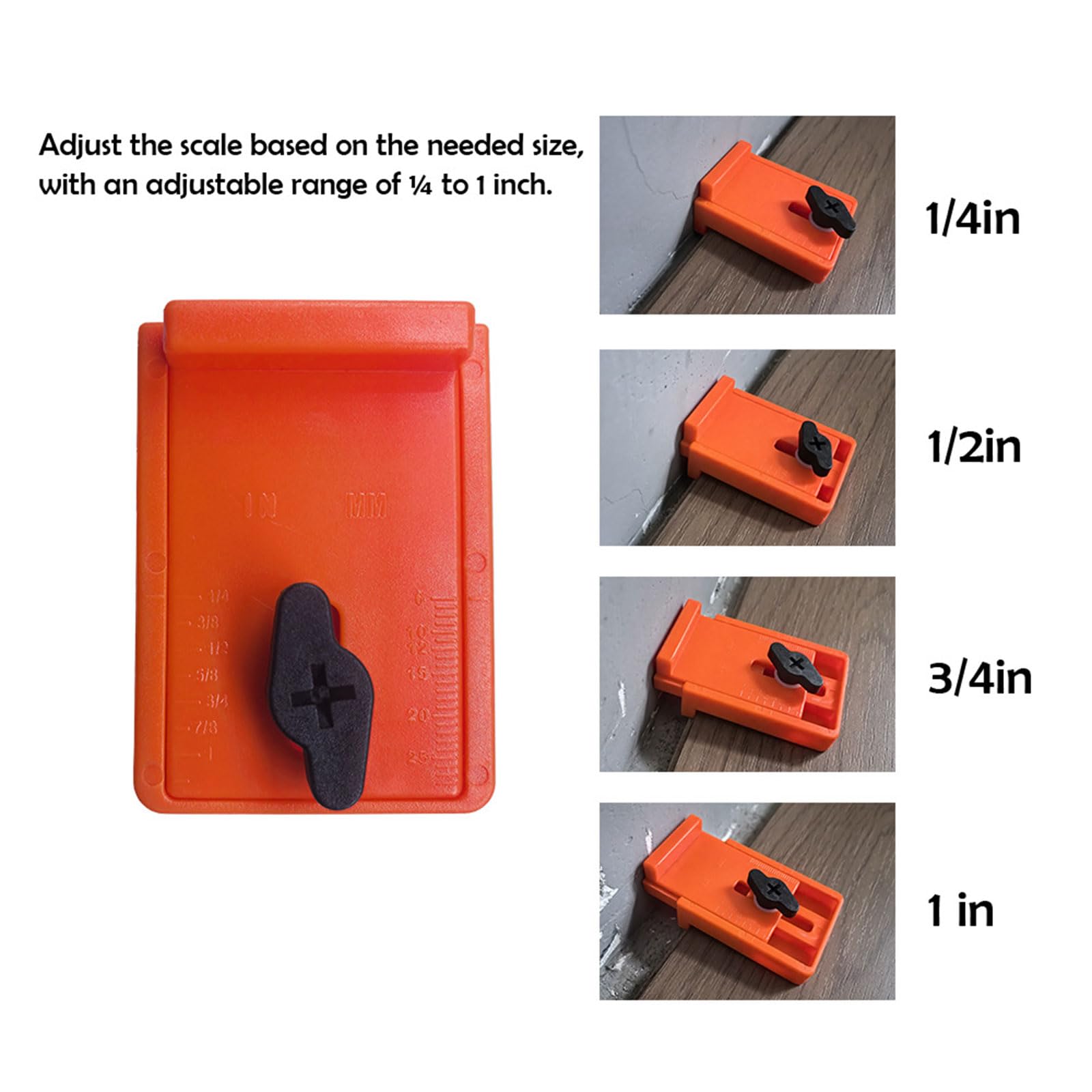 Cuñas ajustables de plástico reutilizables para azulejos de cerámica, espaciadores niveladores de fácil instalación para instalación de suelos de madera