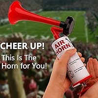 Vista 9 de Bocina de aire de mano, sonoros de estadio de aluminio súper ruidosos para eventos deportivos, bocinas de bomba de aire portátiles y de señal
