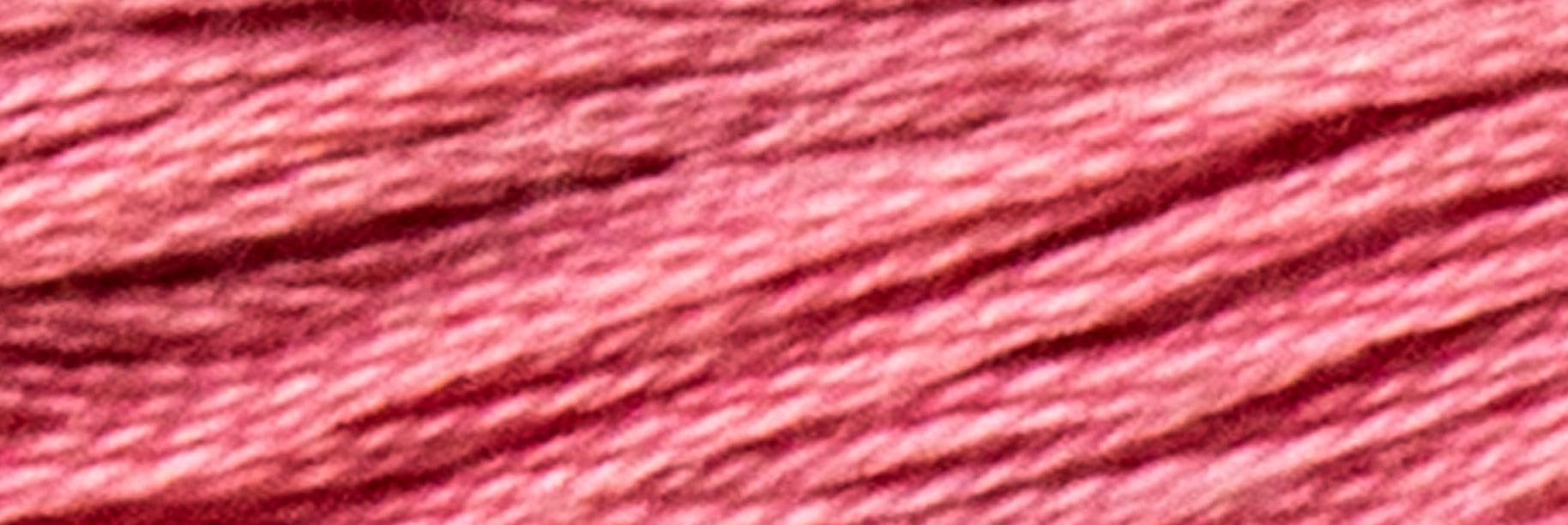 12 Pack of Premium Embroidery Thread Luca-S, 100% Giza Cotton, Oeko TEX Certified Stranded Cotton - 46 / DMC 3733 / Anchor 75