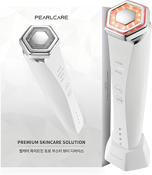Multifunctional Facial Beauty Device Galvanic Massager All in One Anti Aging Home Skin Care PL-GM6 Korea Brand, White
