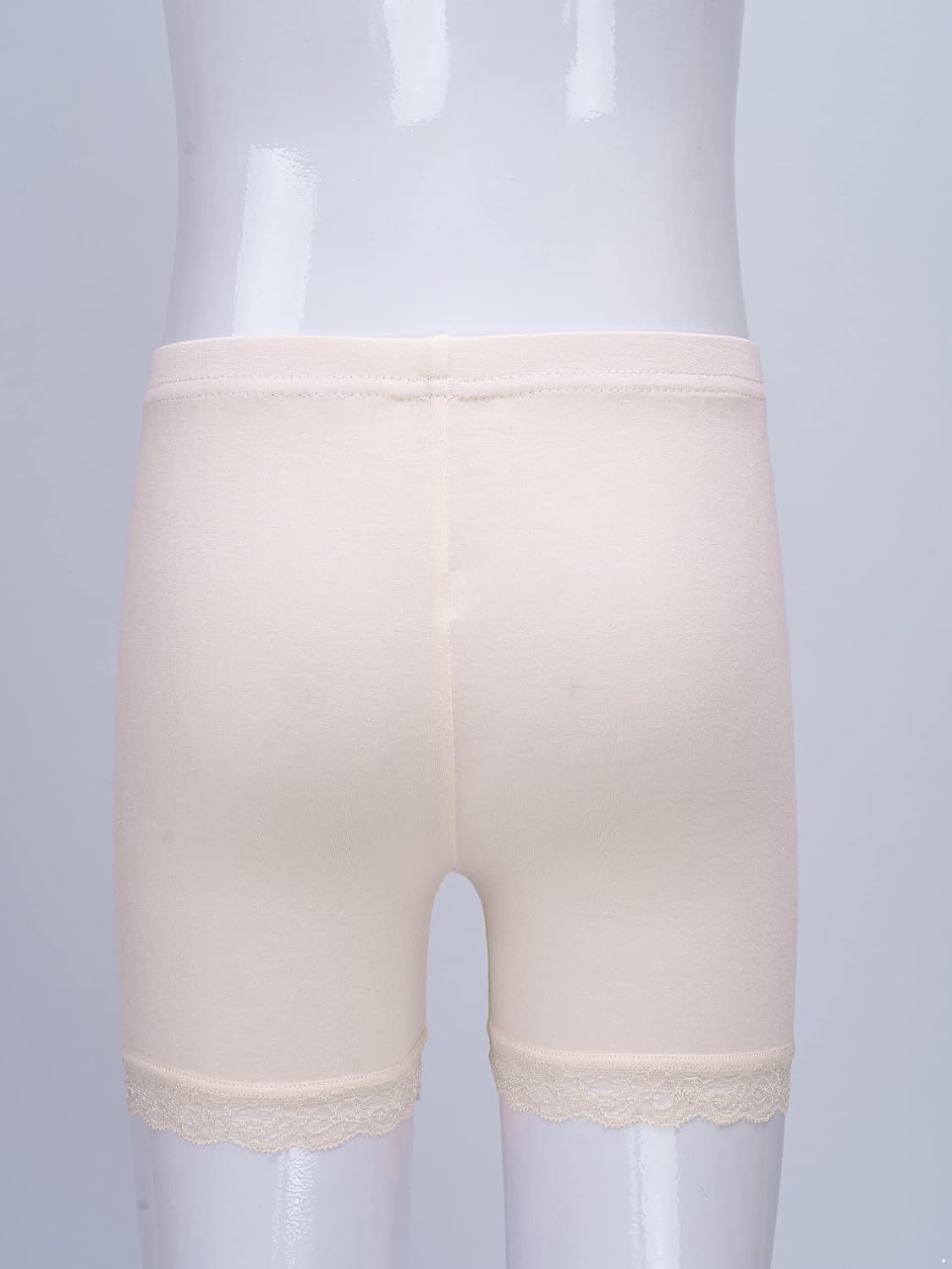 YiZYiF Kids Girls 6 Pack Cotton Lace Shorts Dance Gymnastics Yoga Athletic Bike Shorts Safety Shorts Under Party Dress