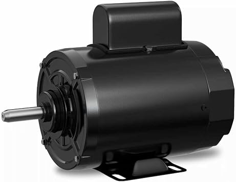 Aqua Marine Supply Boat Lift Motor Painted Rigid Base, 1725 RPM, 115/230V Heavy-Duty, Corrosion-Resistant Electric Motor for Marine Use 1.5 Horse Power
