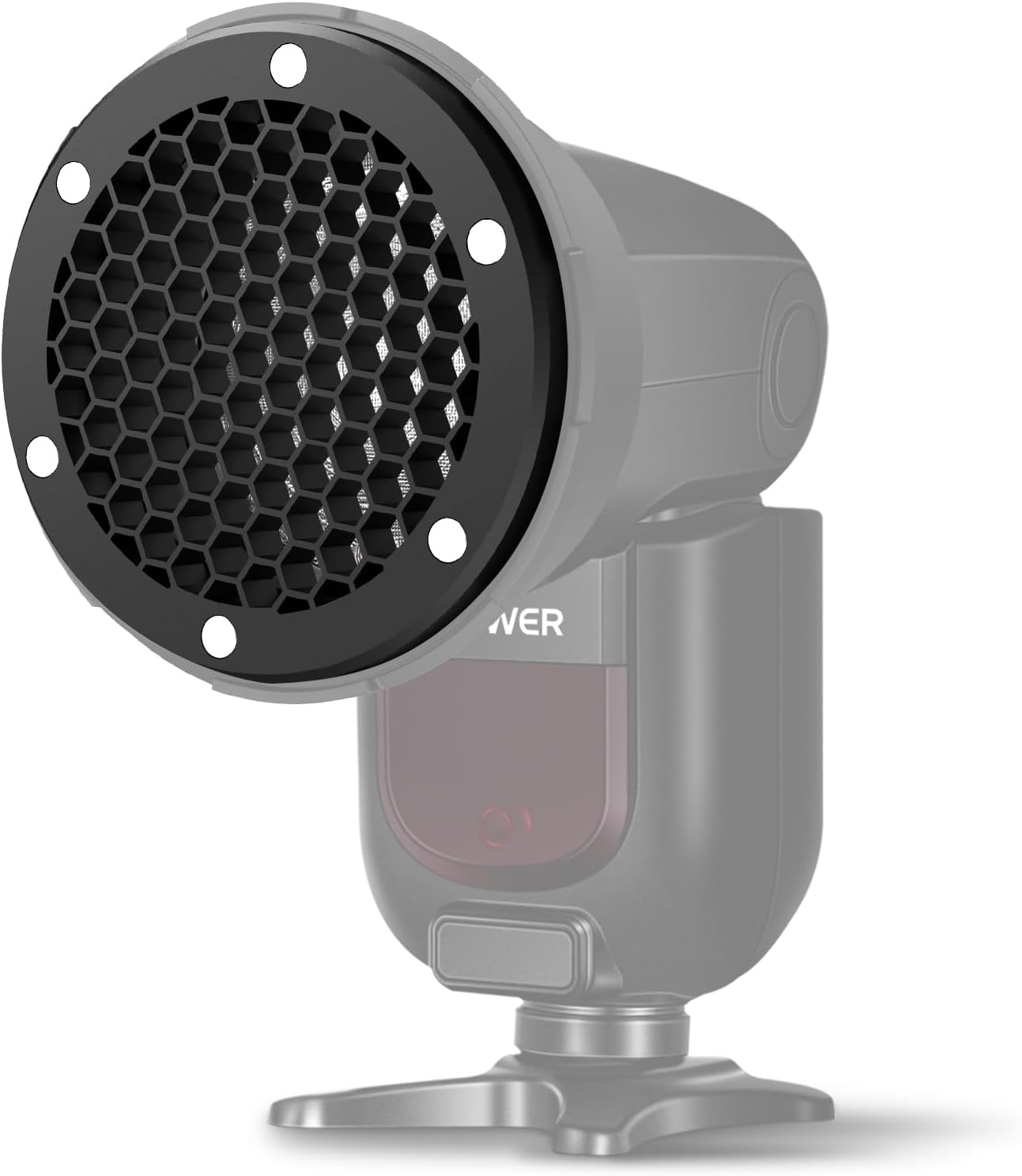 NEEWER Flash Honeycomb Grid, Magnetic Speedlite Flash Light Shaper Compatible with Godox V1/V1 PRO V850III/860II NEEWER NW620 NW700 NW760 Z880 Z760 Z1 Z2, Adapter Rings Not Included, CRS15