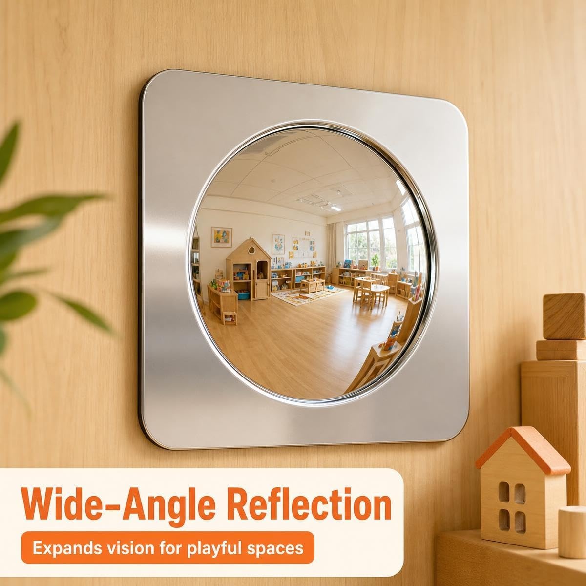 3-piece Sensory wall Bubble Mirrors, Acrylic Interactive Mirrors, Suitable for Kids' classrooms and Sensory Rooms, Visual and Tactile stimulating wall Decor (10 x 10 inches)