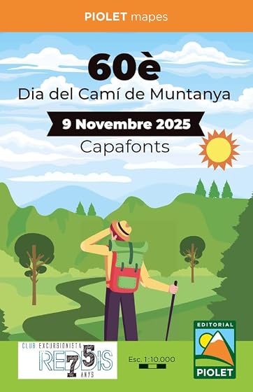 60È. Dia del Camí de Muntanya. Capafonts - 1:10.000