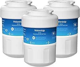 Waterdrop WD-F13 Replacement for GE® MWF®, SmartWater® MWFP, MWFINT, MWFA, GWF, HDX FMG-1, Kenmore® 9991, GSE25GSHECSS, WFC1201 Water Filter, 3 Pack