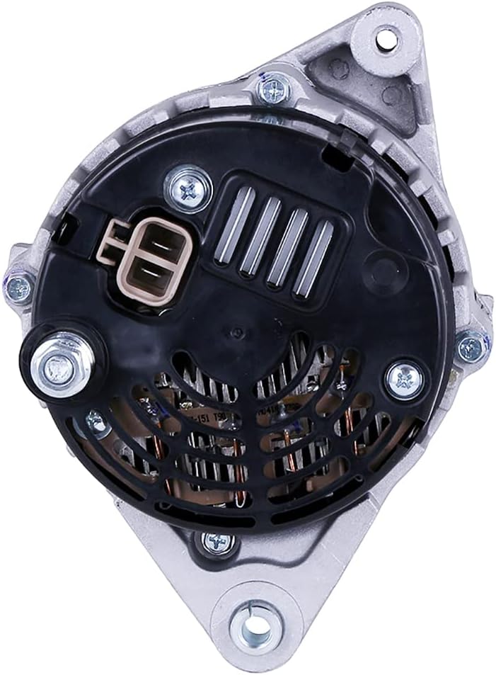 RAREELECTRICAL Alternator Compatible With Bobcat Valeo Skid Steer 763 773G 773Tg 733C 733F V2203-Eb Kubota Diesel 12V 90A 6678205 Ta000a48402 Internal Fan Regulator