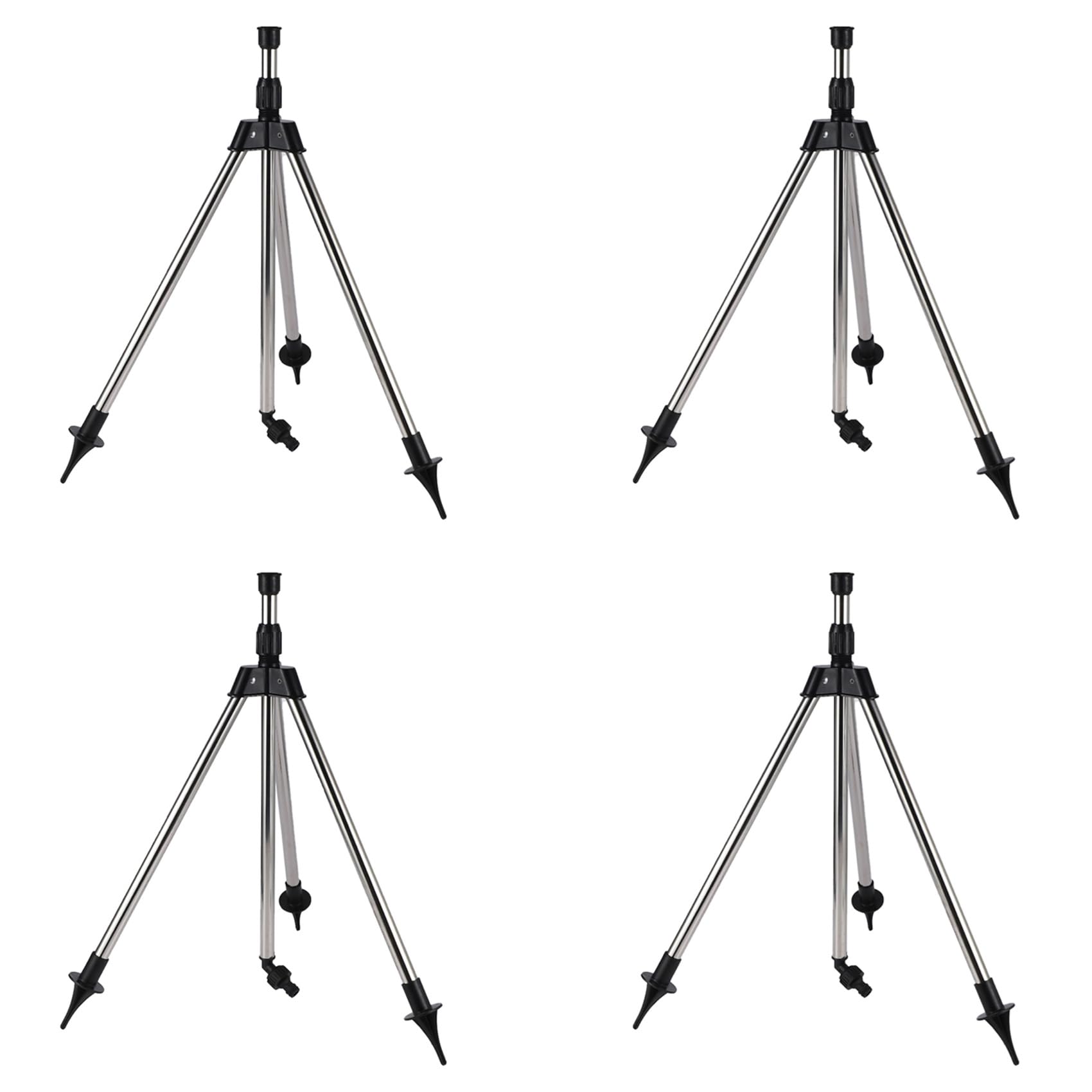 Ctrlzs 4X Garden Lawn Farmland Plant Watering Tripod Impact Sprinkler Irrigation Kits Home Garden Supplies