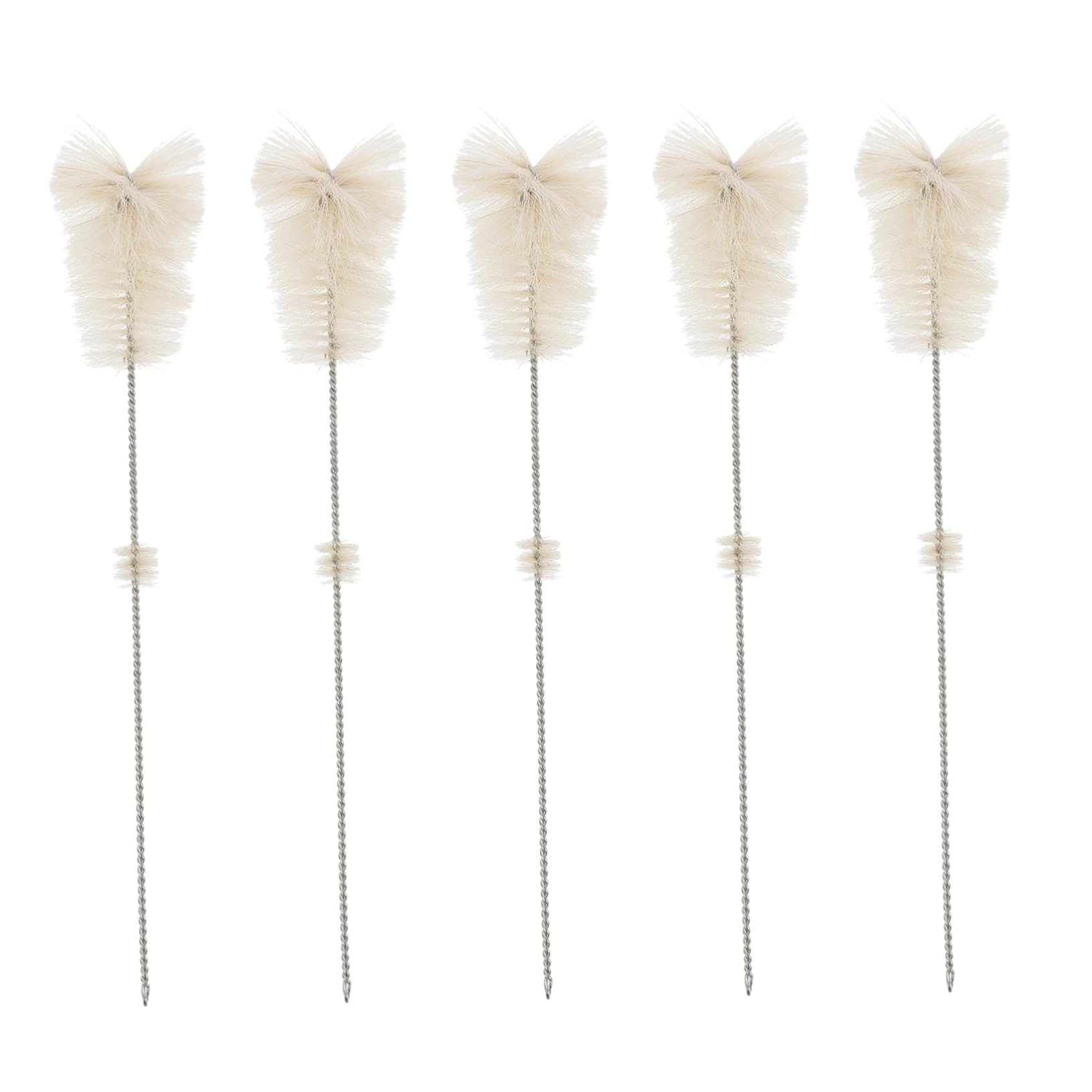 FOMIYES 5pcs Bottle Brush Hummingbird Feeder Cleaner Brush Tube Cleaner Bottle Cleaning Brush Drinking Cleaner Brush Bottle Brush Carafes Pig Hair Flask Triangle