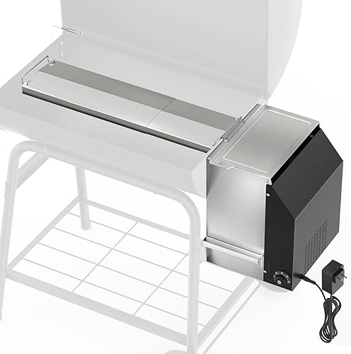 Gravity Smoker Side Firebox Kit de reequipamiento para Char Criller Carbón Barril Parrilla Parte para Master Forge Chargriller Offset Madera Pellet