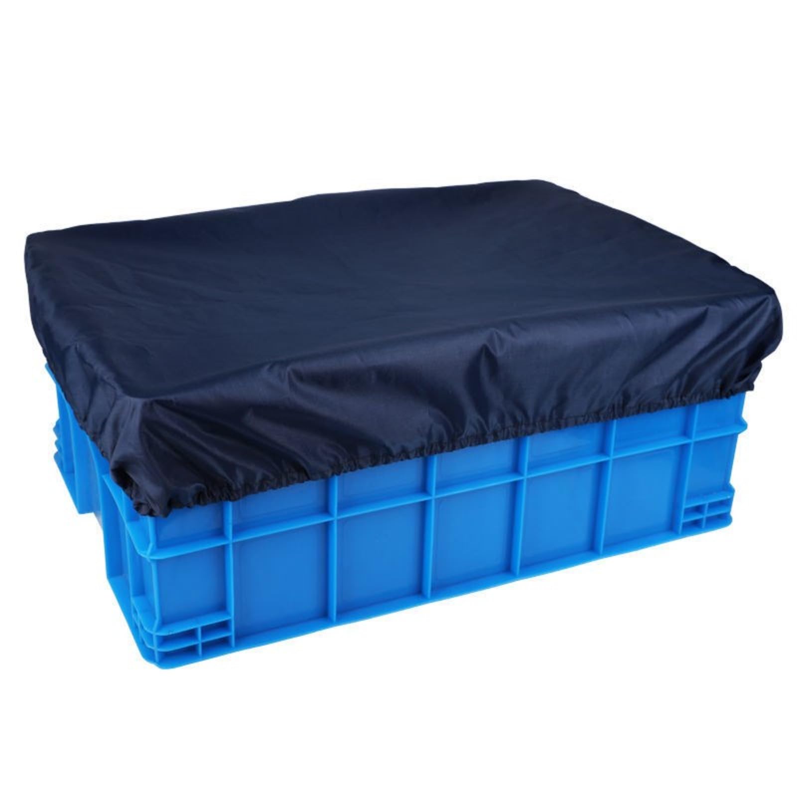 Wasserdichte Abdeckplane Für Aufbewahrungsboxen | 210D Polyester Staubschutz | Reißfest & UV-Beständig (97 × 75 × 10cm,schwarz)