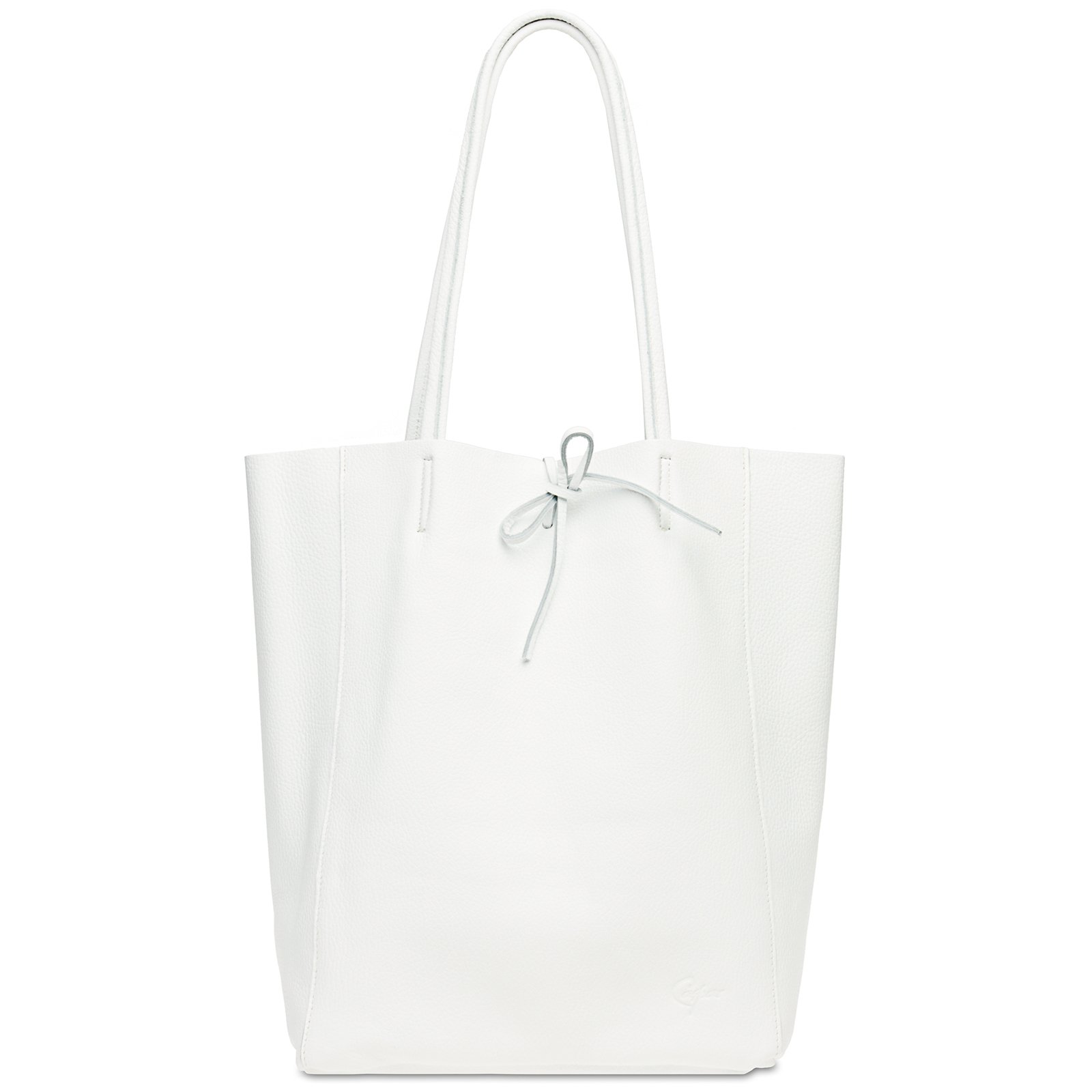 Caspar Großer Damen Leder Shopper Schultertasche mit Sicherheitsfach - CLASSIC LINE - Modell No.780 - Made in Italy