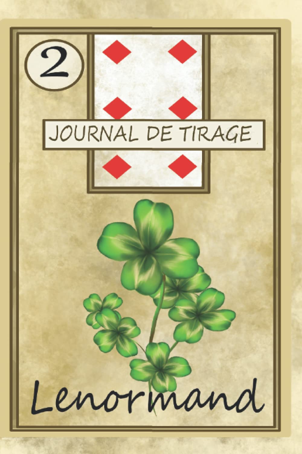 journal de tirage lenormand: carnet pré-rempli/Lenormand/idée cadeau/cartomancie/voyance/divination/analyse de tirage/progresser