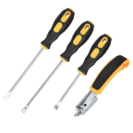 Tomoyuki Klammerentferner-Set, 4 Stück, Gummigriffe