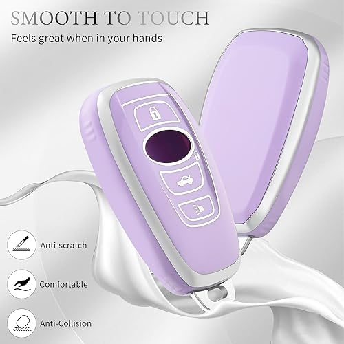 Miniatura 8 de OFFCURVE Key Fob Cover for Subaru, Soft TPU Car Key Protective Case Cover for Subaru CrossTrek Ascent Forester Outback WRX Ascent BRZ Impreza Legacy