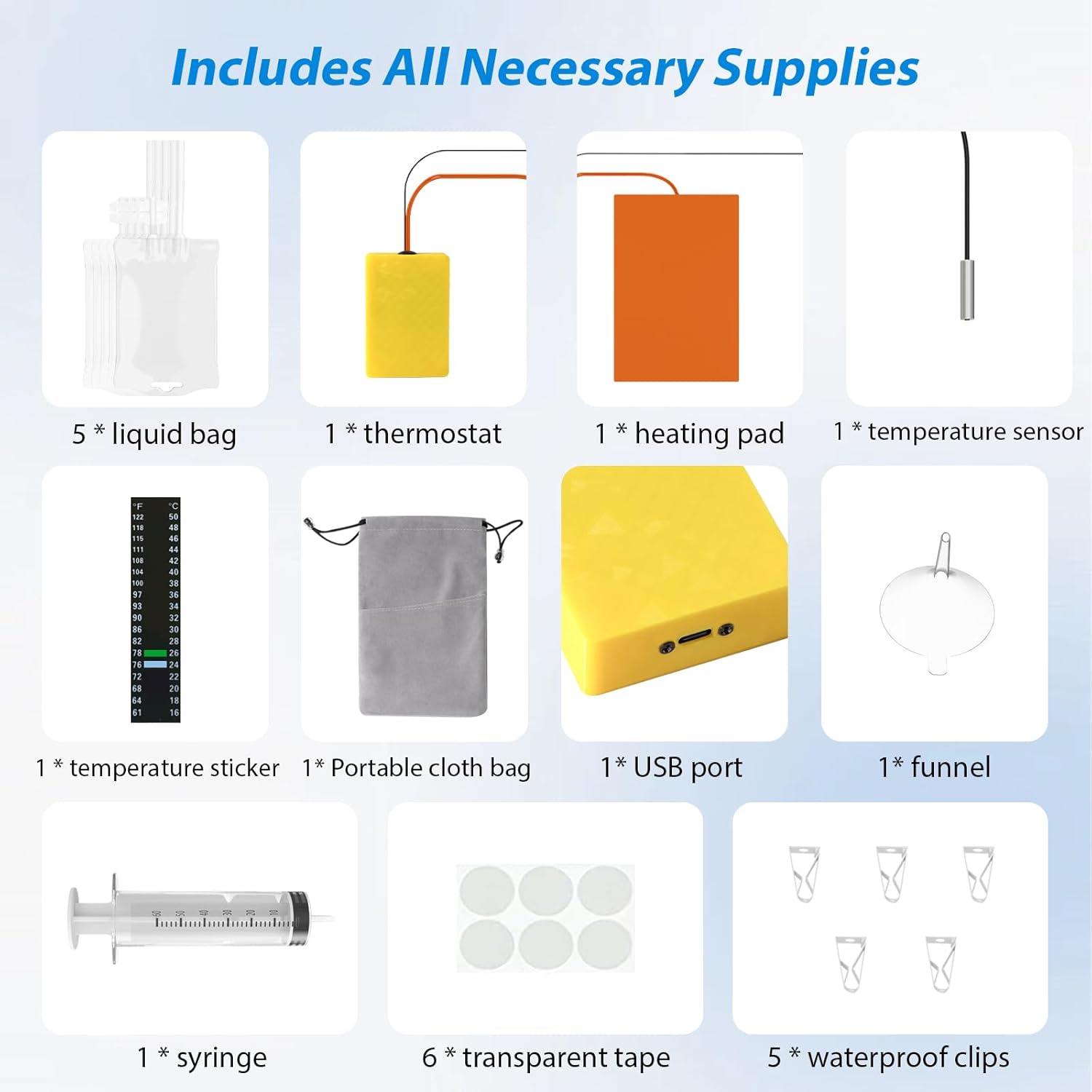 Electric U/Rine Warmer Liquid Heater with Electronic Temperature Display & Thermometer Sticker, 37°C/98.6°F Constant Temperature for Up to 10 Hours, Uniform Heating, Real-Time Monitoring