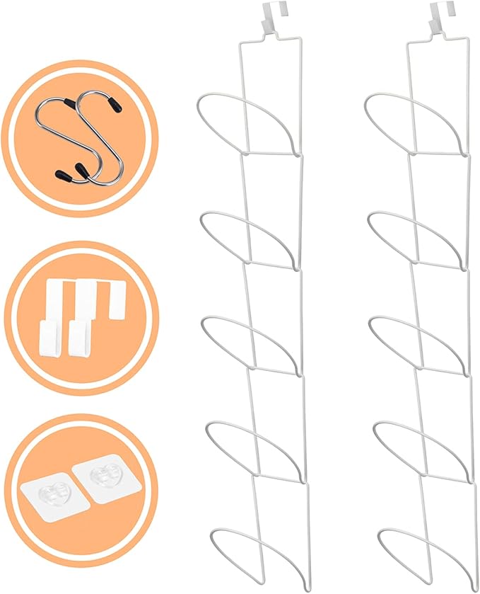 Livememory Hat Rack, Hanging Wigs Rack Baseball Caps Rack