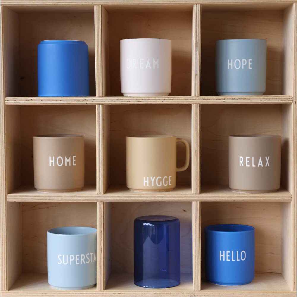Design Letters Kaffeebecher mit Henkel 250 Ml | Porzellan Kaffeetasse mit spruch | Lieblingsmensch Geschenk | Ideal als Cappuccino Tassen, Teetasse | Geschenke für Frauen, Männer | Nude LOVE