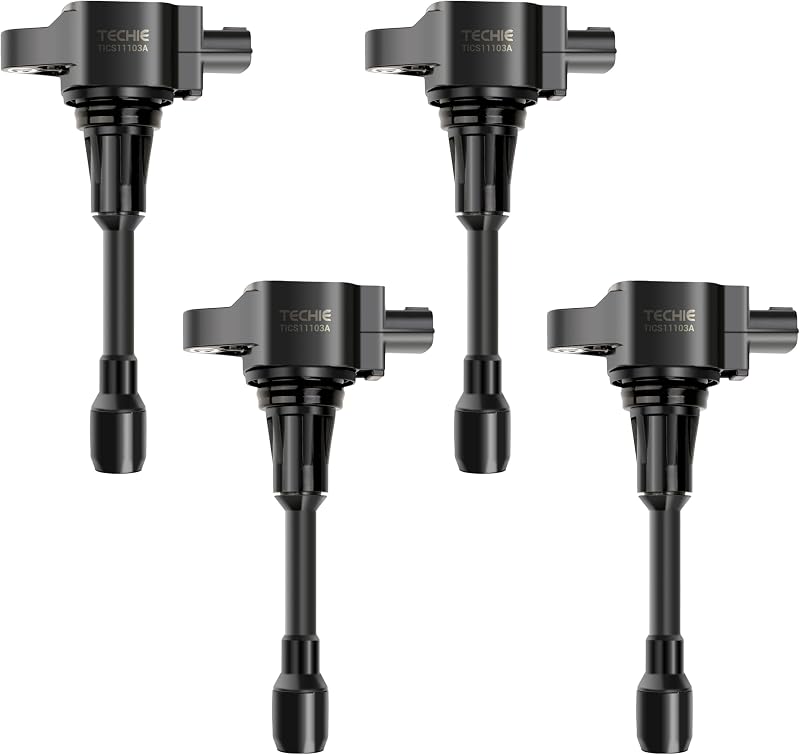 Bobinas de ignição Techie UF719 para Nissan e Infiniti – Kit com 4 unidades