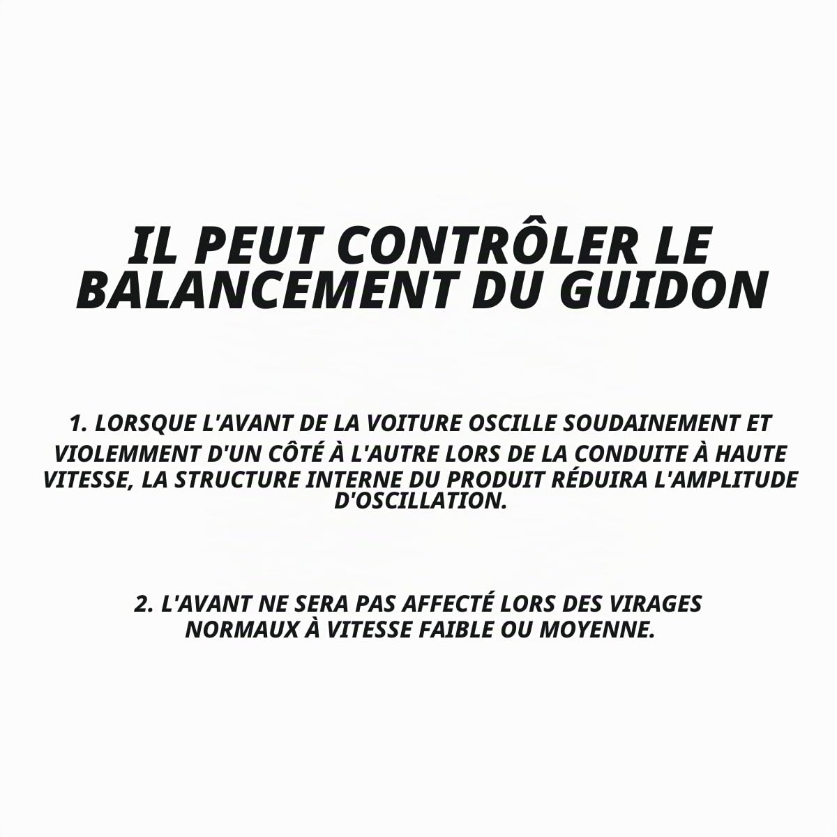 Amortisseur Orcycle, Amortisseur de Moto Qilu, Amortisseur de Direction Moto Universel Moto CNC Accessoire de Stabilisateur D'amortisseur de Direction en Alliage D'aluminium (Argent)