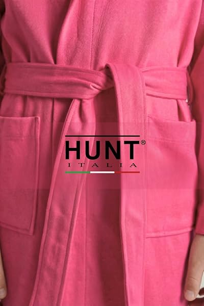 Intimitaly Accappatoio in Microfibra per Bambini, 4-16 Anni, Celeste Fuxia Rosa Blu Elettrico, Asciugatura Rapida, Salvaspazio, Comodo per Valigia e Borsa Sport - 5