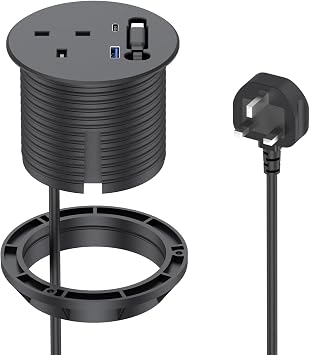 80mm Recessed Power Socket, BQO PD20W USB C Retractable Port