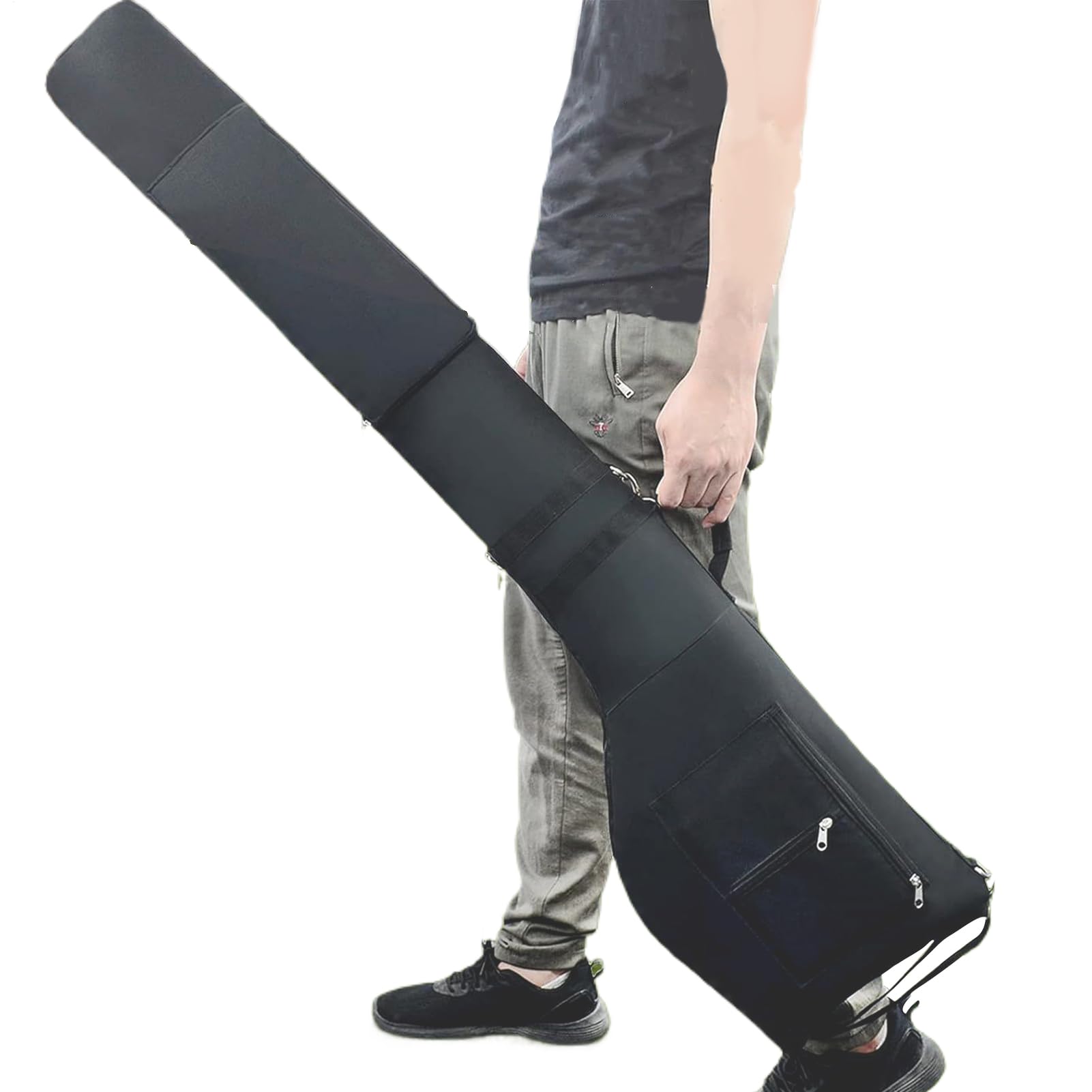 Bolsa de golf pequeña | Bolsa de transporte de golf plegable ajustable | Funda de práctica portátil ajustable, accesorios deportivos ligeros con correa para hombres, mujeres y adultos