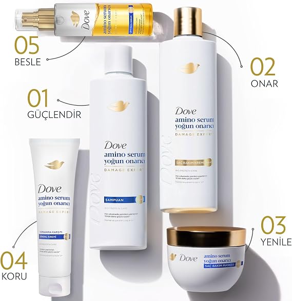 Dove Çift Fazlı Saç Serumu Amino Serum Yoğun Onarıcı 80 ml