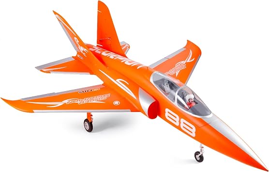 Fms RC Airplane Jet Rc Planes for Adults Rc Jet Plane EDF Jet 90mm Super Scorpion V2 6-8S Hobby Rc Airplanes PNP No Radio, Battery, Charger