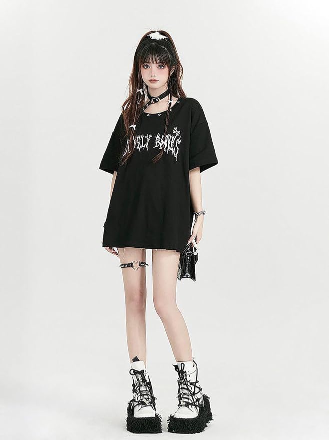 NOEMIE　サブカル系　Tシャツ Amazon | [ZYOOFOV] 原宿系 Tシャツ レディース サブカル系