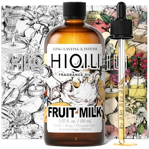 Image of HIQILI Fruit Milk Fragrance Oil for Soap Making & Body Product - 5.07 Fl Oz